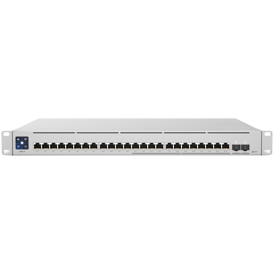 UBIQUITI Enterprise 24 PoE; (12) 2.5 GbE, (12) GbE; all PoE+ ports;...