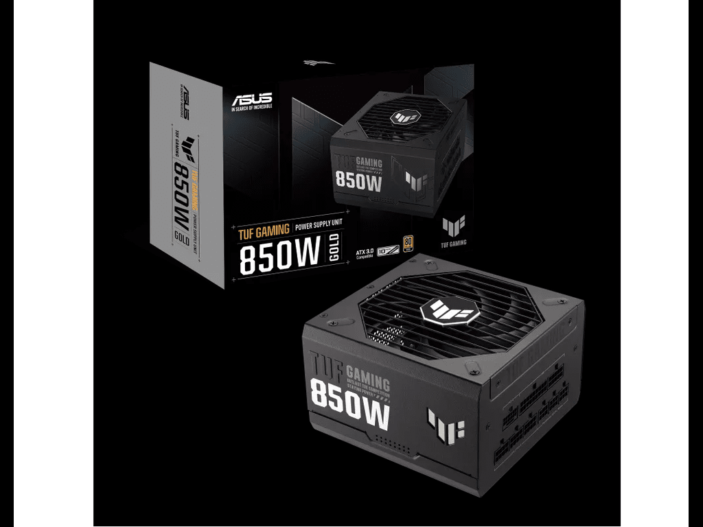 ASUS PSU TUF-GAMING-850G850W 80Plus Gold;Full modular1x16pin;3x8 pin;5 x SATA