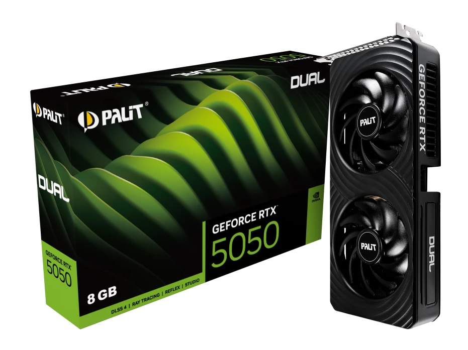 PALIT VGA 5050 Dual 8GB 8GB GDDR6, 128-bit,  3x DP, 1x HDMI