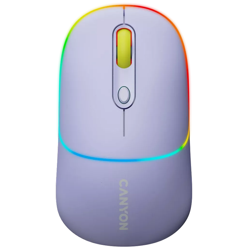 Miš bežični Canyon Dual mode wireless mouse MW-22  Mountain Lavender
