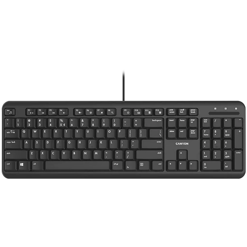 Tipkovnica žičana Canyon HKB-20 Velvet Black