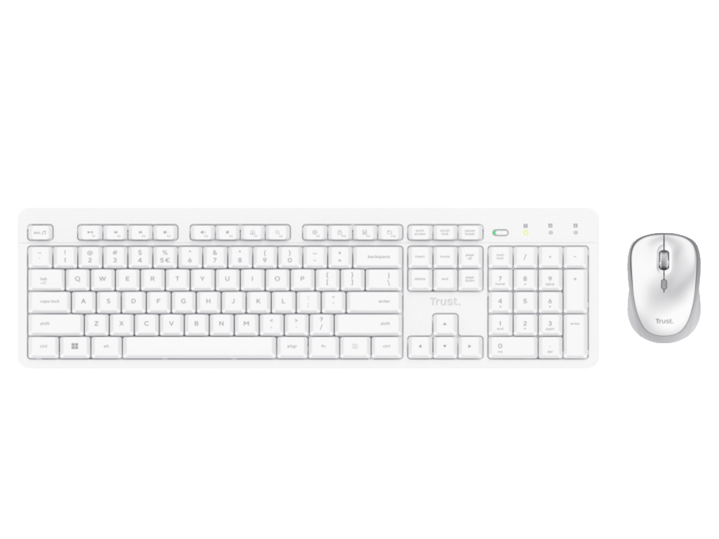 Trust ODY II WRLS set tast+miš, bijela boja