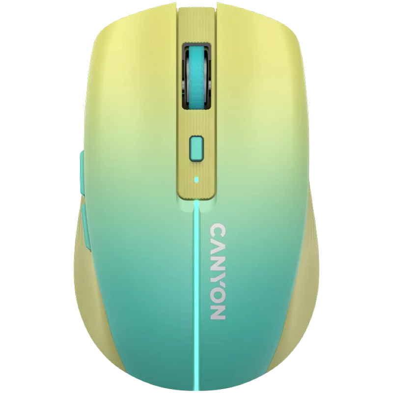 Miš bežični Canyon Rechargeable MW-44 Blue-Yellow