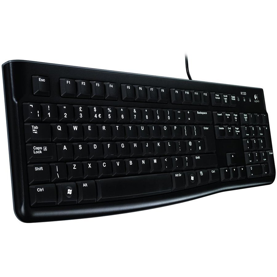 LOGITECH Corded Keyboard K120 - Business EMEA - Croatian layout - B...