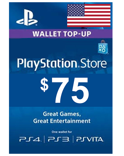 Playstation Network - United States 75$