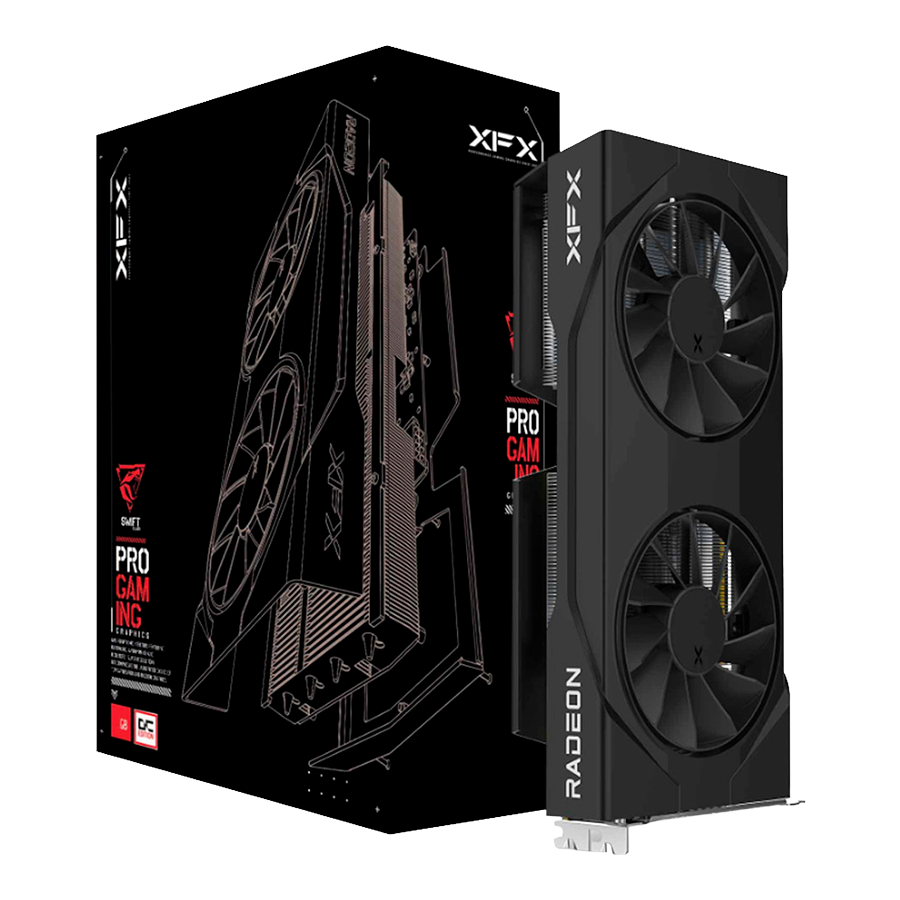 XFX SWIFT AMD Radeon RX 9060 Gaming Edition with 8GB GDDR6 HDMI 2xD...