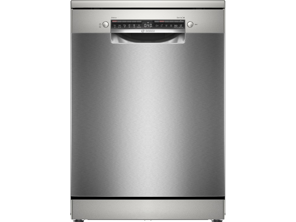 BOSCH perilica posuđa Serie 4|Brušeni Čelik ,D, 14 setova,9L,46dB, Escajg ladica, Old: SMS4HVI33E