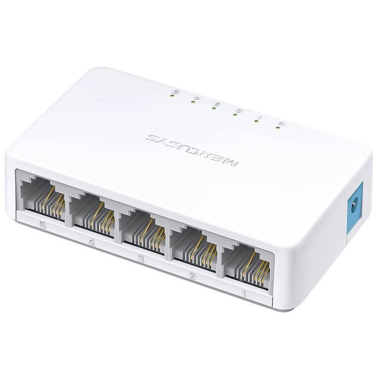 Mercusys MS105 5-Port 10/100Mbps Desktop Switch, 5 x 10/100 Mbps RJ...