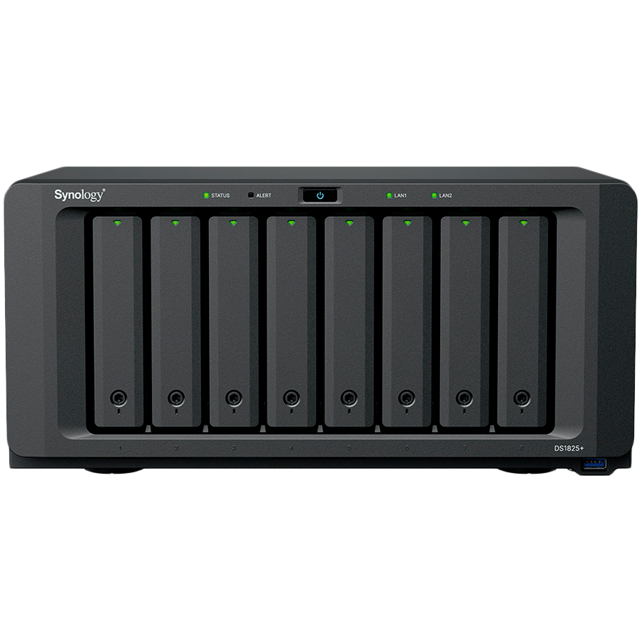 Synology DiskStation DS1825+, Tower, 8-BAY 3.5'' SATA HDD/SSD,  2xM...
