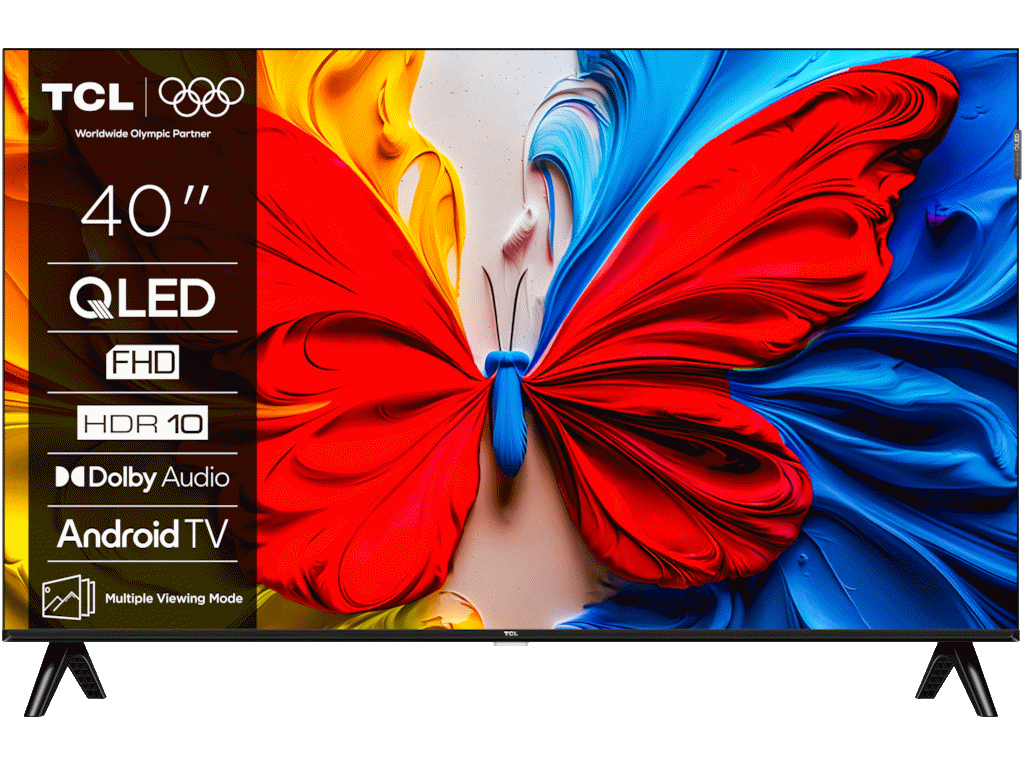 TCL 40"S5K FHD QLED TV60 Hz HDR 10 Android TV;Dolby Digital Plus