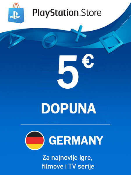 Playstation Network - Germany 5€