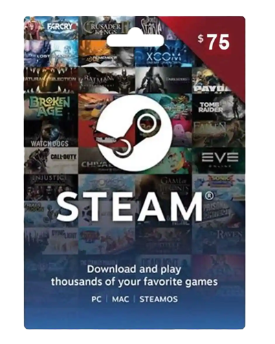 Steam gift card 75$ - Global
