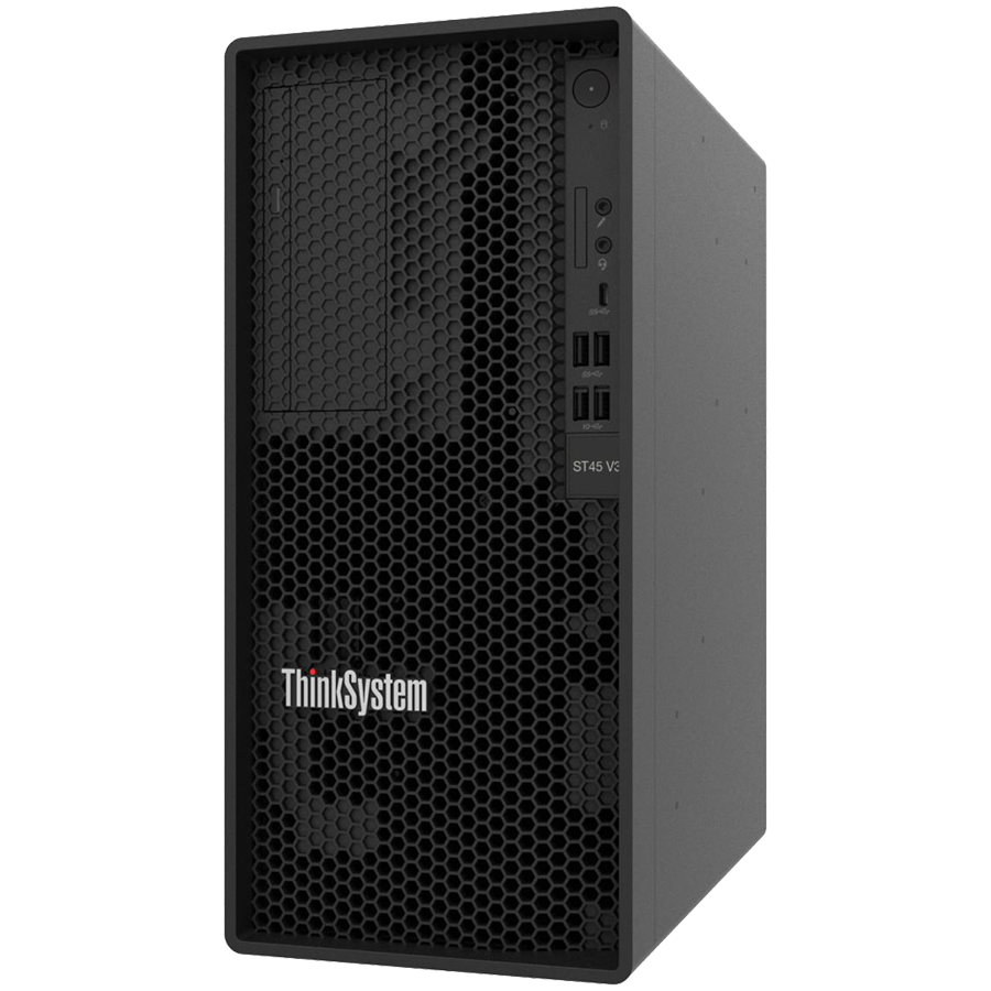 Lenovo ThinkSystem ST45 V3,AMD EPYC 4124P 4C (3.8GHz 65W), 1x16GB T...