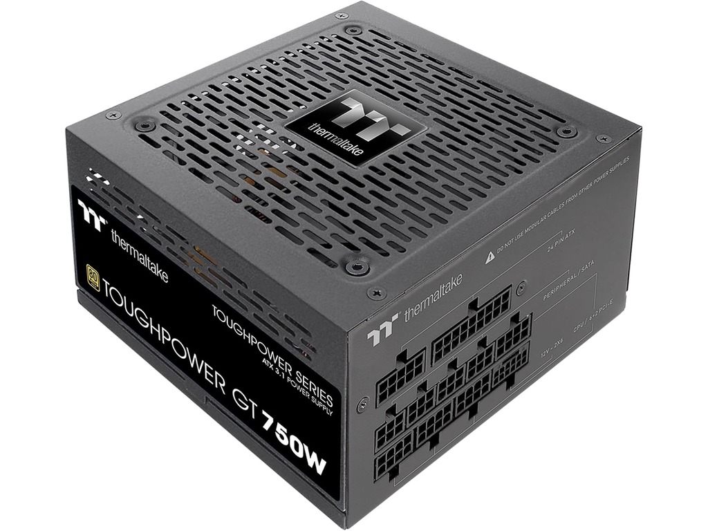 Thermaltake Toughpower GT 750w80+ Gold, full modular,ATX 3.1 native 12V-2x6 connector