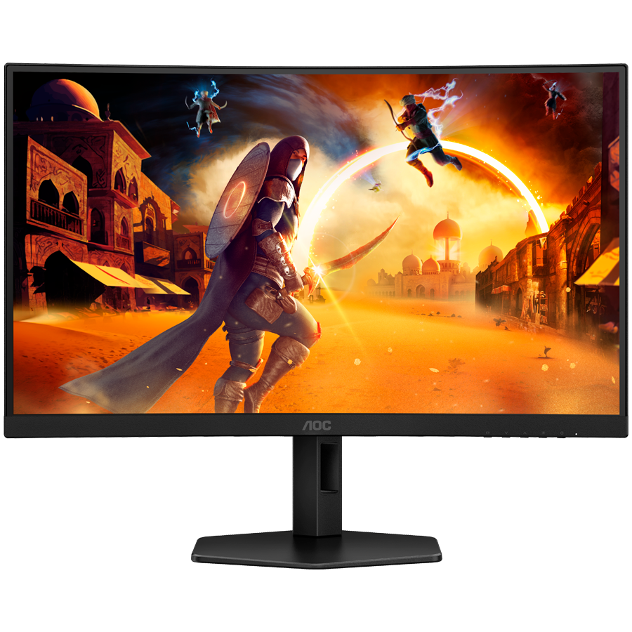 AOC Monitor LED CQ27G4X Gaming 27 inch QHD curved monitor, 180 Hz, ...