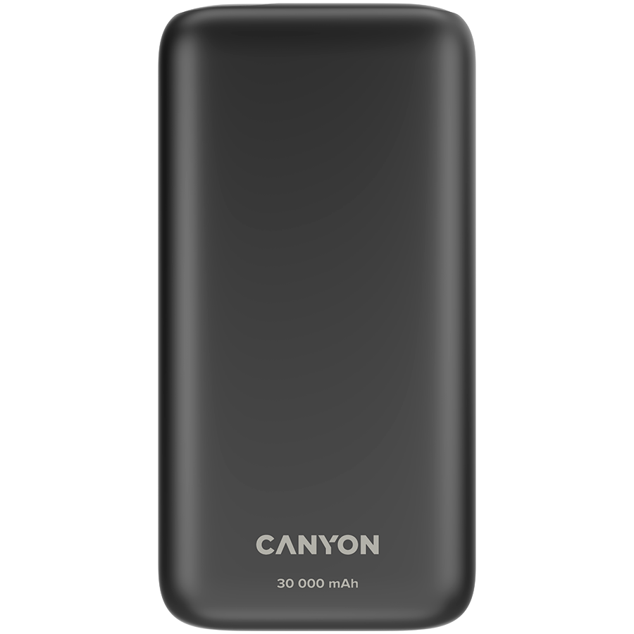 CANYON power bank PB-301 LED 30000 mAh PD 20W QC 3.0 Crni