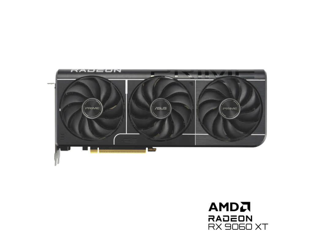 ASUS VGA PRIME-RX9060XT-O16G 16GB GDDR6, 128-bit, 2x DP,1x HDMI