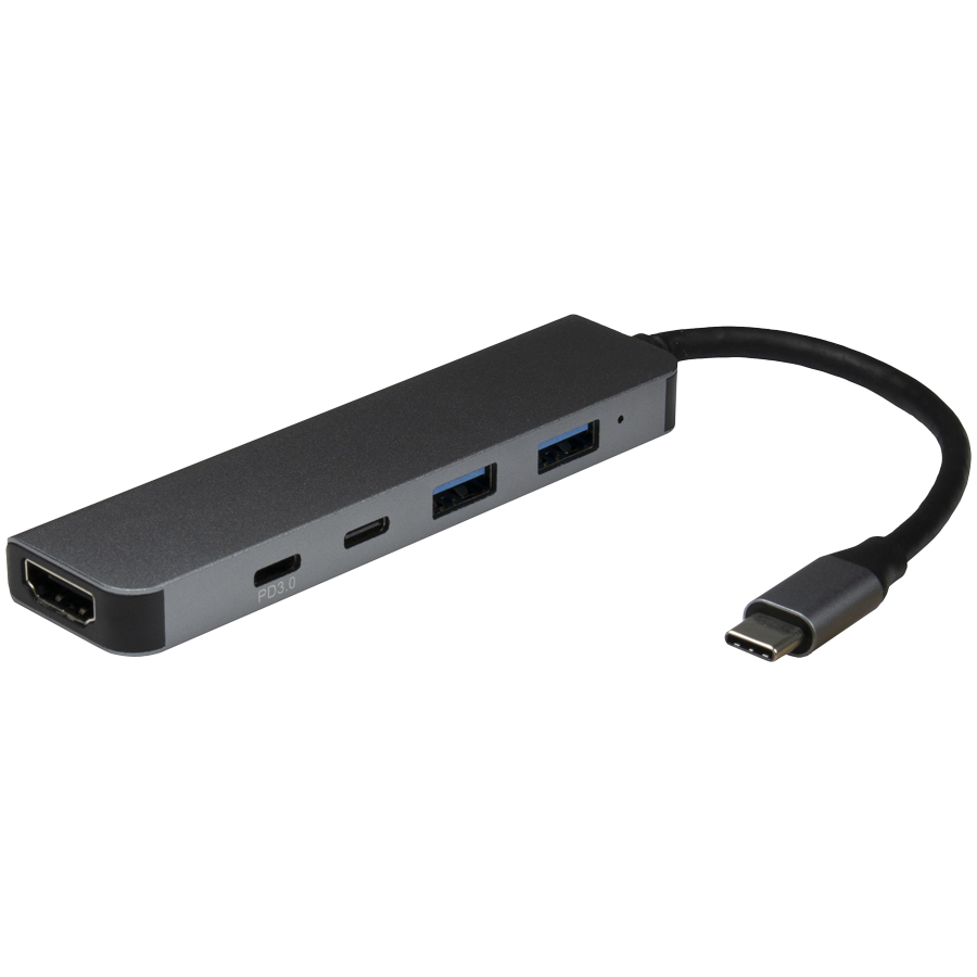 Intertech Argus H-469-01 5in1 Adapter USB Type-C 5in 1