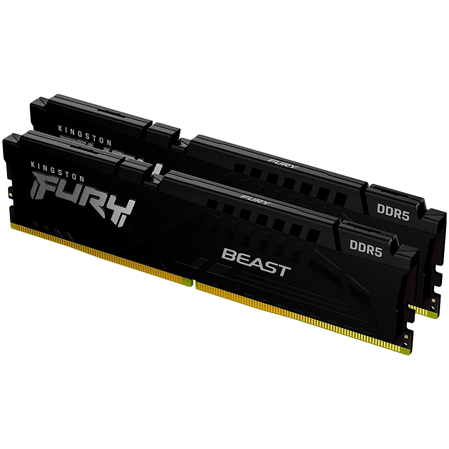 Kingston DRAM 16GB 6000MT/s DDR5 CL36 DIMM (Kit of 2) FURY Beast Bl...