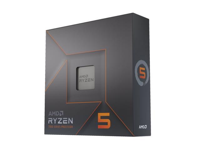 AMD CPU Desktop Ryzen 5 6C/12T 7600X (4.7/5.0GHz Boost-38MB-105W-AM5) box- with Radeon Graphics