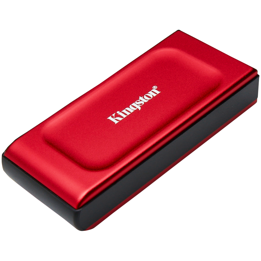 Kingston SSD 1TB XS1000 Red External USB 3.2 Gen 2 Portable Solid S...