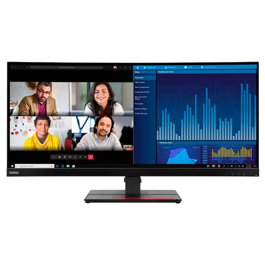 ThinkVision P34w-20, Curved 34.14" IPS, 3440x1440 FHD, Anti-glare, ...