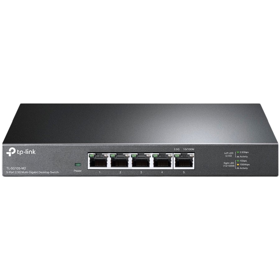 TP-Link 5-Port 2.5G Multi-Gigabit Desktop Switch, 5 × 2.5 G RJ45 Po...