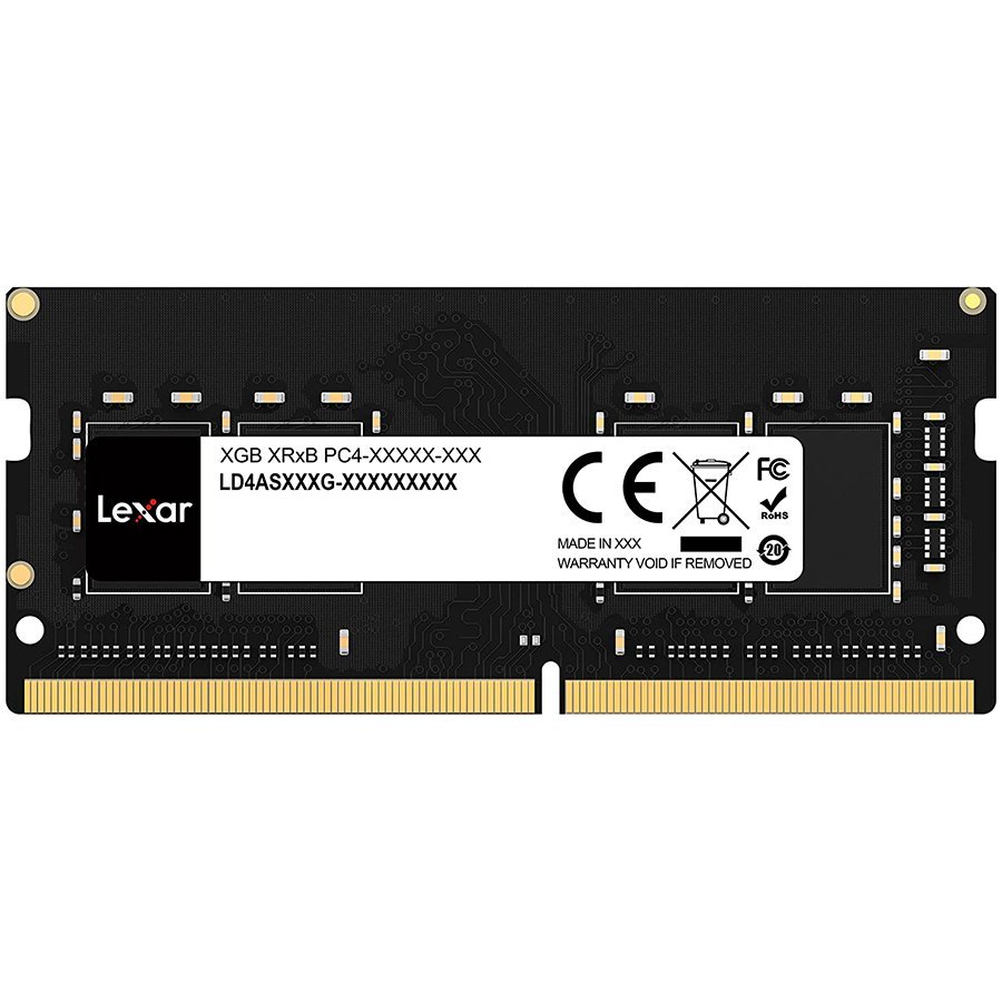 Lexar DDR4 8GB 260 PIN So-DIMM 3200Mbps, CL22, 1.2V- BLISTER Packag...