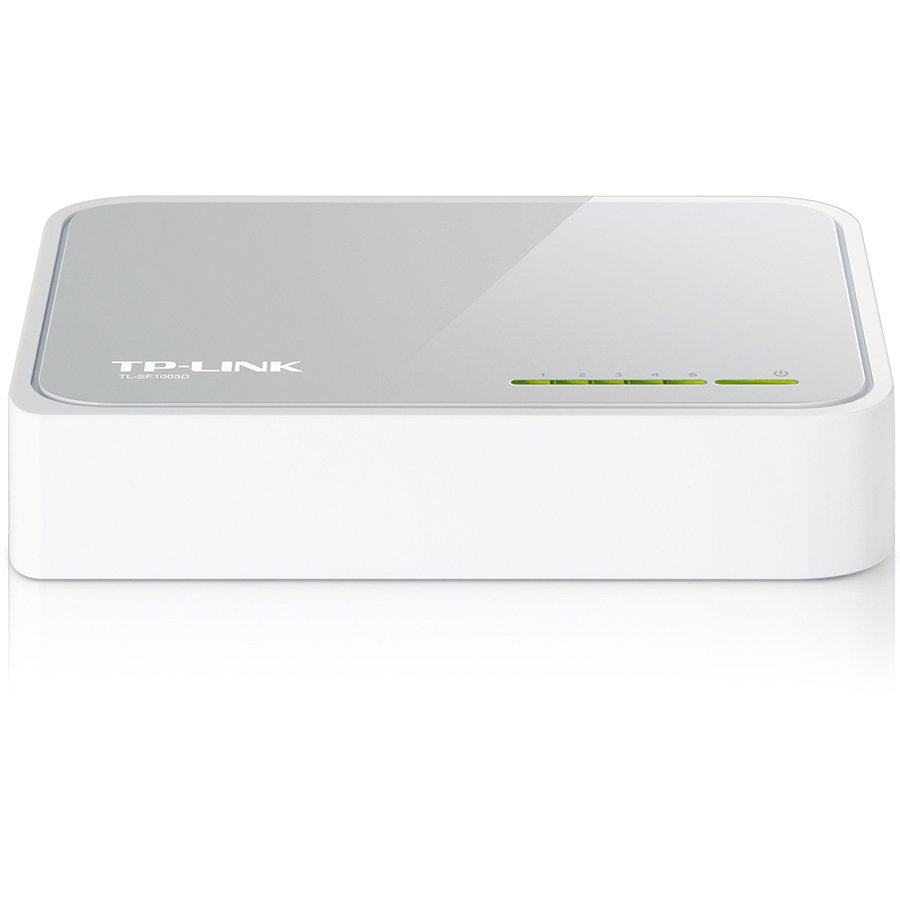 Switch TP-Link TL-SF1005D, 5-Port RJ45 10/100Mbps desktop switch, F...