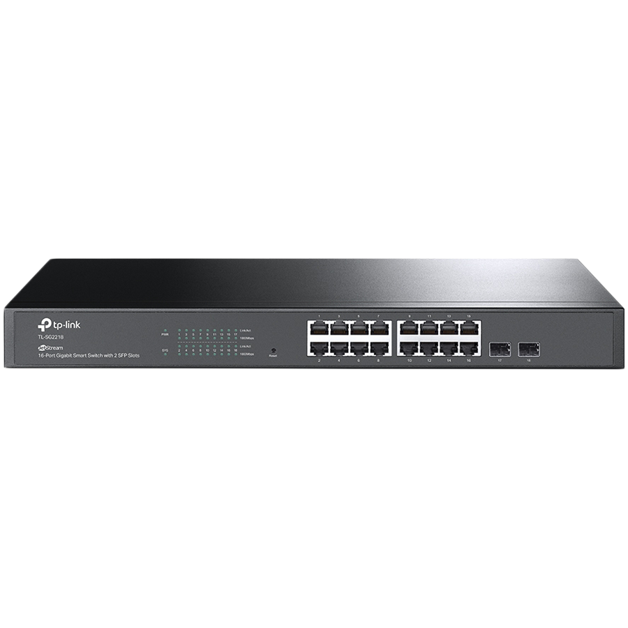 TP-Link SG2218 Omada 16-Port Gigabit Smart Switch with 2 SFP Slots,...