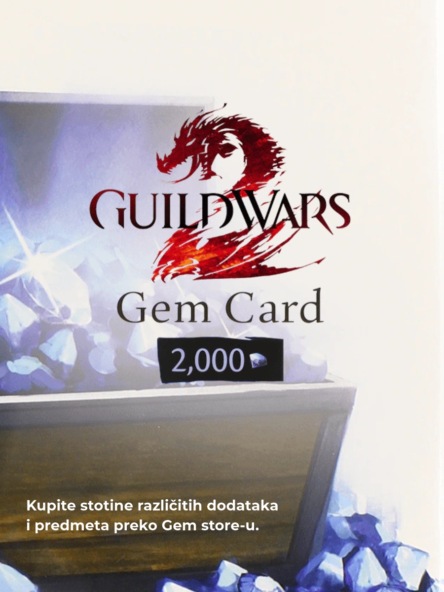Guild Wars 2 2000 gems EU