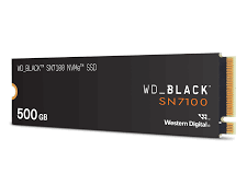 WD SSD 500GB Black SN7100 NVMeM.2 2280;PCIe Gen4;6800/5800 MB/s
