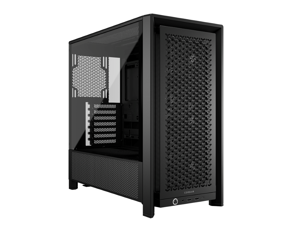 CORSAIR FRAME 4000D RS Case3xRS120 fans, 360mm radiator170mm cooler, 430mm GPU, ATX, Black