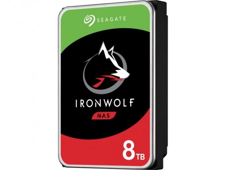 SEAGATE HDD 8TB SATA3 256MBIRONWOLF, 6GB/s, 7200RPM