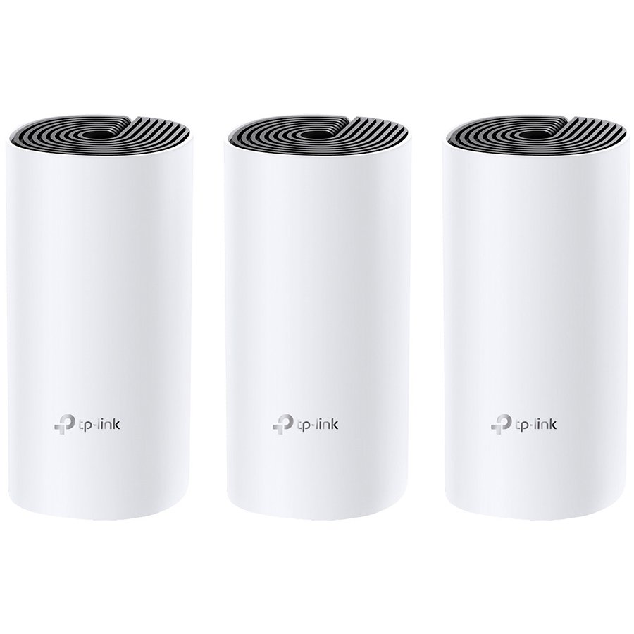 TP-Link Deco M4 (3-pack) AC1200 Whole-Home Mesh Wi-Fi System,Qualco...