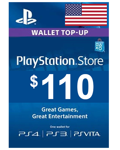 Playstation Network - United States 110$