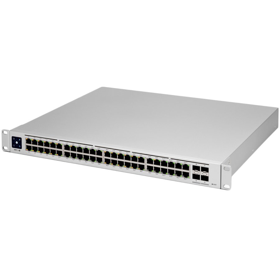 Ubiquiti USW-PRO-48-POE 48 port gigabit L3 PoE++ switch, 40 x GbE P...