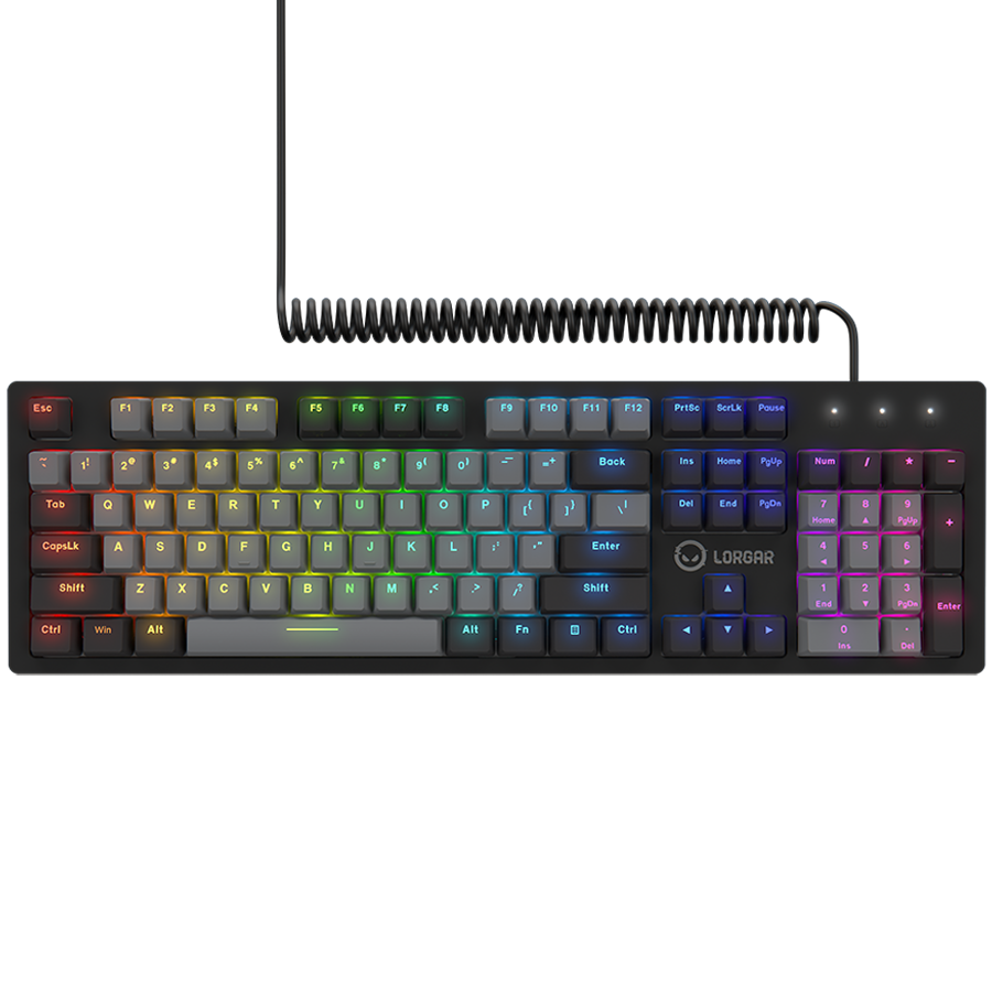 LORGAR Azar 514, Wired mechanical gaming keyboard, RGB backlight, 1...