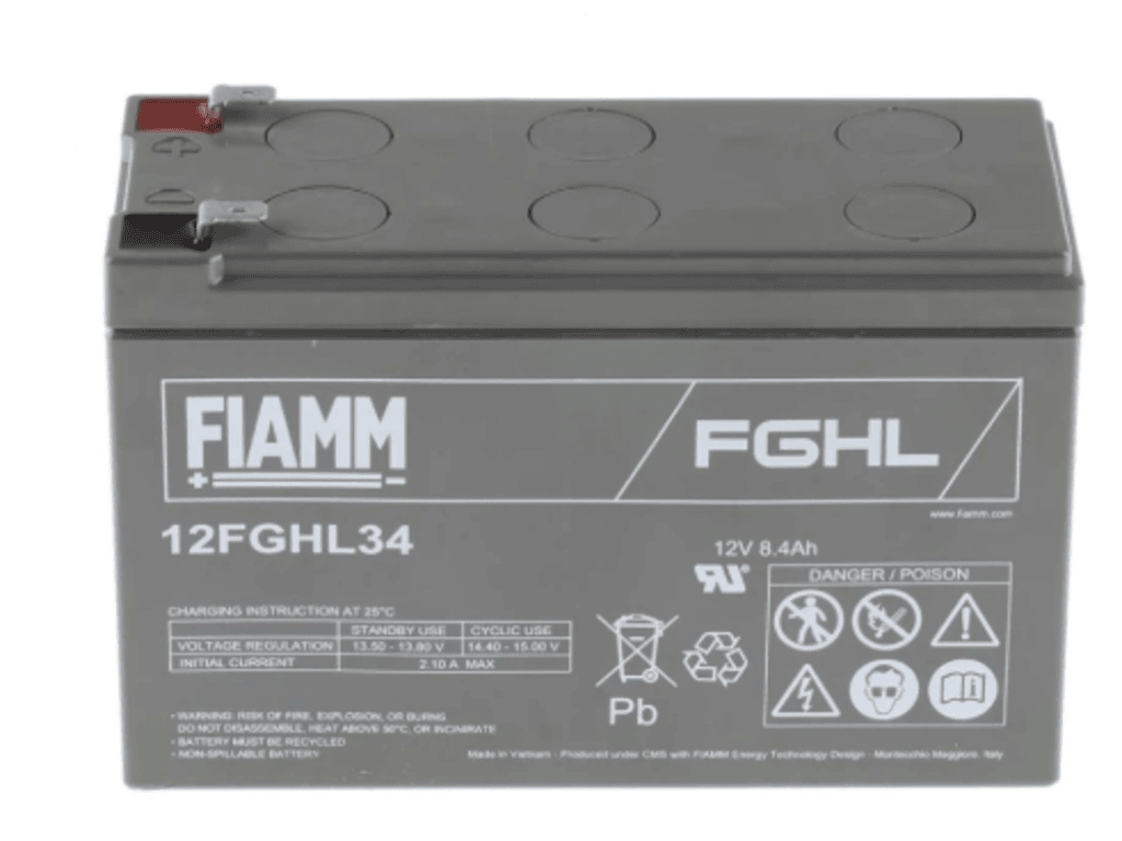 FIAMM baterija 8.4 Ah 12VBATT 12FGHL34 - 12V 8.4Ah
