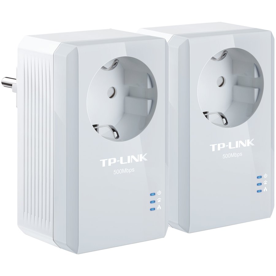 Tp-Link AV600 Powerline Adapter with AC Pass Through Starter Kit, 6...
