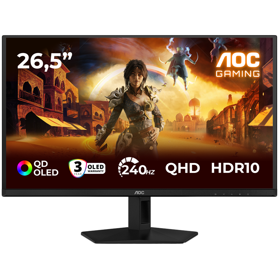 AOC Monitor OLED Q27G41ZDF Gaming 27" 2560x1440 QD-OLED Adaptive Sy...
