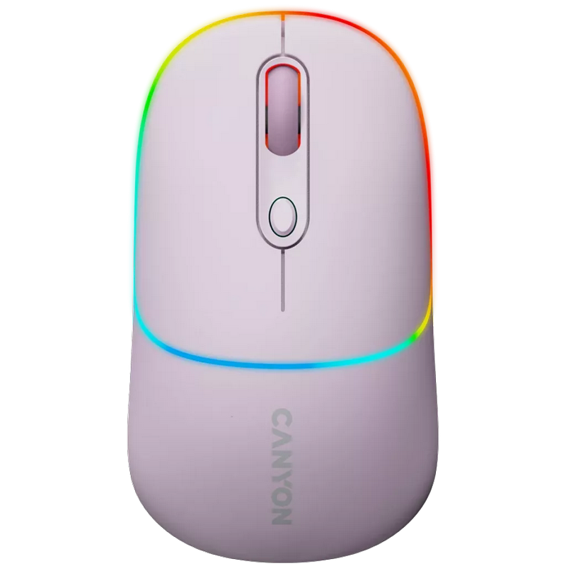 Miš bežični Canyon Dual mode wireless mouse MW-22 Pearl  Rose