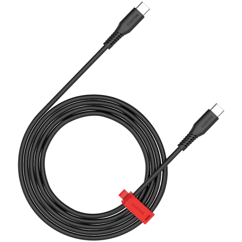  Kabel Canyon CC60SC C-C 60W 1.2m Crni