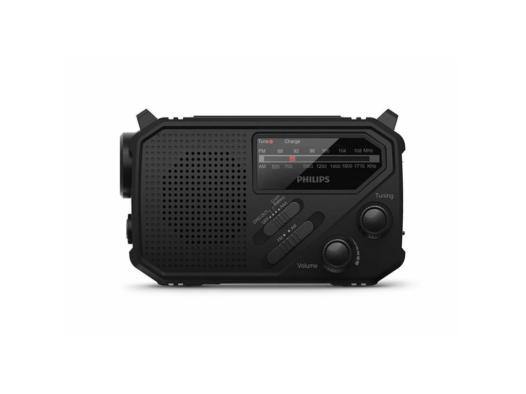 Philips TAR1609/00 prenosniradio sa svjetiljkom; FM/AM;ugrađena litij-ionska baterija