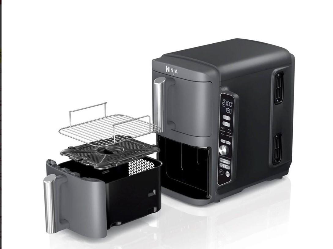 Ninja XL 2-slojna friteza30% uzi, do 55% brzi, 6 funkc.kuhanja, snaga 2470W, tezina 10.3kg