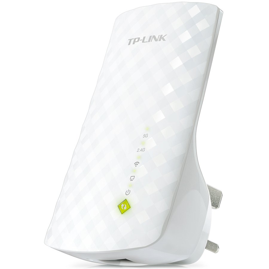 AC750 Dual Band Wireless Wall Plugged Range Extender, Mediatek, 433...