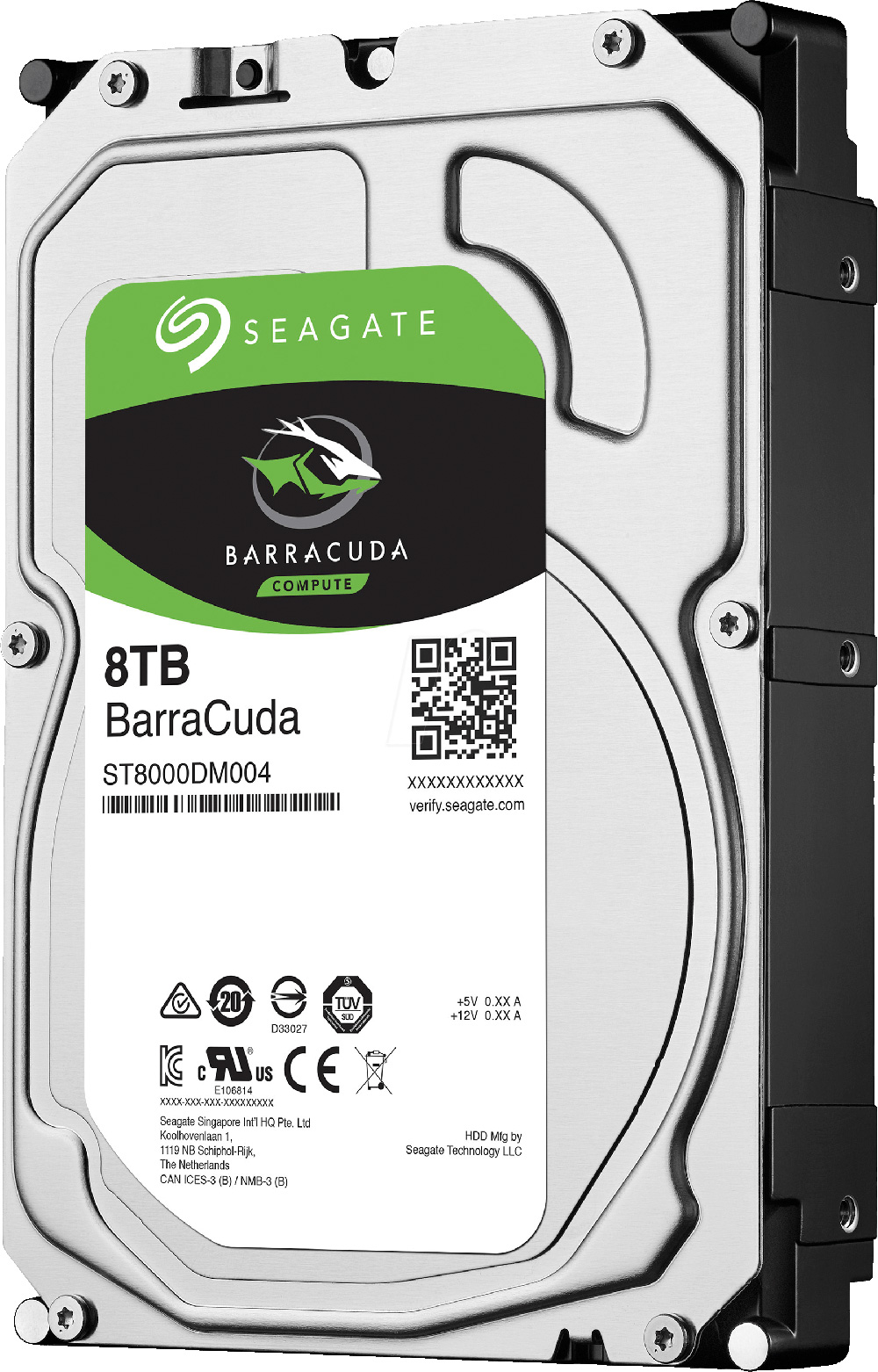 Seagate HDD 8TB 256MB SATA3BarraCuda 5400RPM