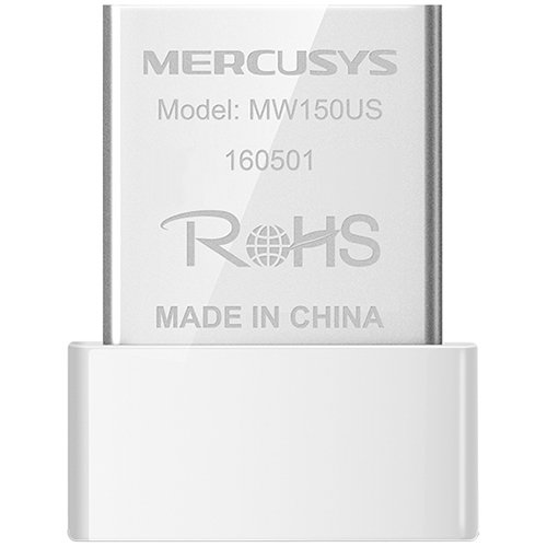 Mercusys MW150US N150 Wireless Nano USB Adapter, 150 Mbps on 2.4 GH...