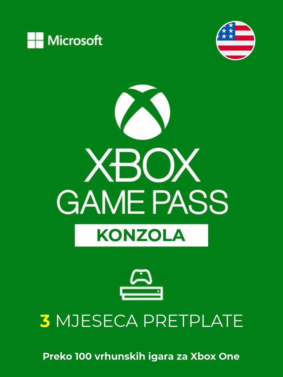 XBOX Game Pass Core 3 Months - United States