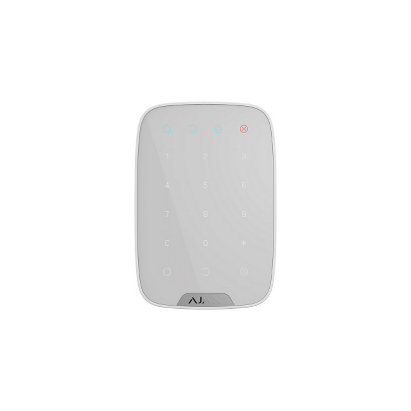 Bežična tipkovnica Ajax Keypad touchsense bijela
